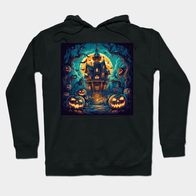 Halloween City Hoodie by Riverside-Moon